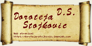 Doroteja Stojković vizit kartica